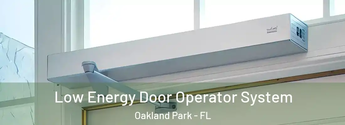  Low Energy Door Operator System Oakland Park - FL